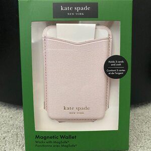 NEW Kate Spade New York Magnetic Wallet, Works with Magsafe, Pink